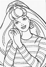 Free Printable Barbie Coloring Pages For Kids sketch template