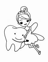 Tooth Fairy Coloring Pages Free Printable PDF sketch template
