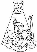Indian TeePee Coloring Page & coloring Book sketch template
