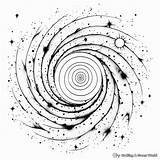 Galaxy For Adults Coloring Pages  Free & Printable sketch template
