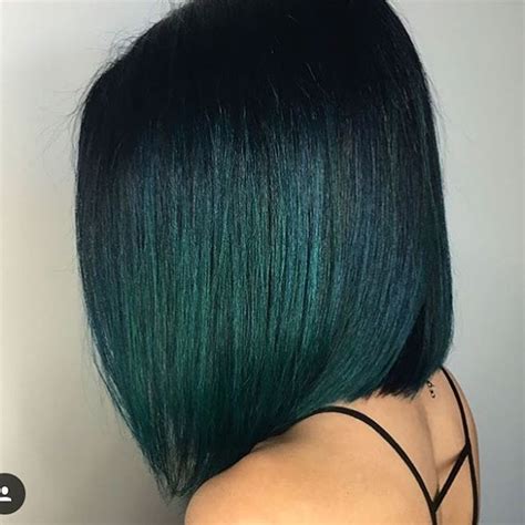 Deep sea blue/green by @elissawolfe! 💚💚💚 | Dark green hair, Green hair, Green hair ombre