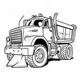 Snow Plow Truck Coloring Page 40993 32381 sketch template