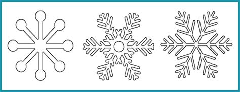 Free Printable Snowflake Templates – 10 Large & Small Stencil Patterns - What Mommy Does