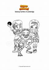 Subway Surfers Coloring Pages sketch template