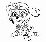 Printable Skye Paw Patrol sketch template