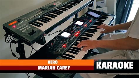 Hero - Mariah Carey Karaoke Nada Wanita Female Key - YouTube