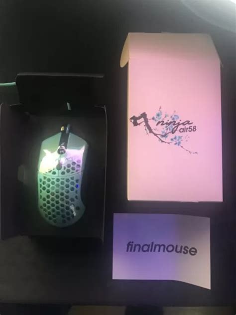 FINALMOUSE AIR58 NINJA Gaming Mouse - Cherry Blossom Blue £134.29 - PicClick UK