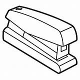 Stapler Outline coloring Book Page line Art Drawing  Premium AI sketch template