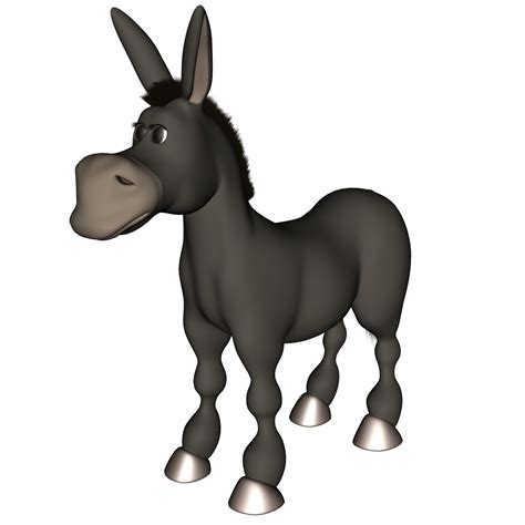 Cartoon Donkey Free Stock Photo - Public Domain Pictures