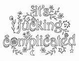 Free Printable Swear Coloring Pages At GetColoringscom  sketch template