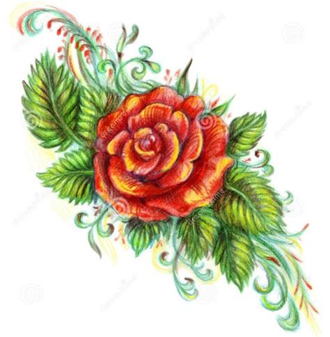 45 Beautiful Flower Drawings and Realistic Color Pencil Drawings | Beautiful flower drawings ...