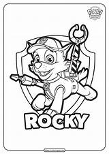 Free Printable Paw Patrol Rocky Coloring Page  Coloring Home sketch template