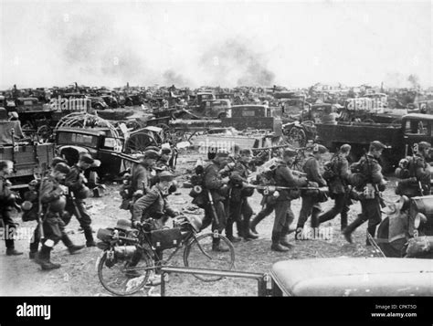 Captured materials of war after the encirclement battle near Kiev, 1941 Stock Photo - Alamy