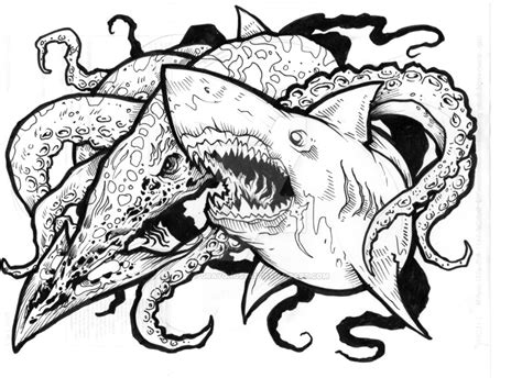 The best free Kraken drawing images. Download from 116 free drawings of ...