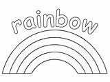 Rainbow Coloring Pages  Free Printable For Kids sketch template