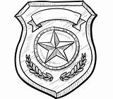 Sheriff Badge Coloring Page At GetDrawings  Free Download sketch template