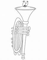 Cartoon Trumpet coloring Page  Download Print Or Color Online For Free sketch template