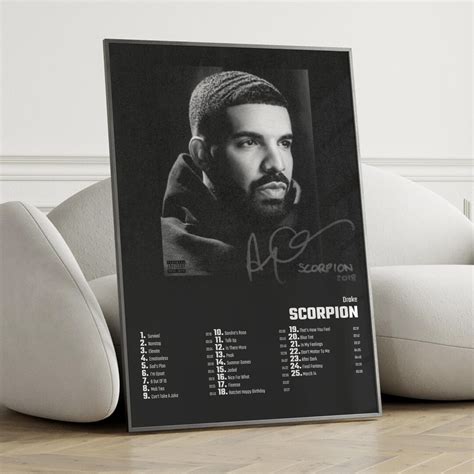 Drake Scorpion Album Cover Poster Wall Art Drake Scorpion - Etsy