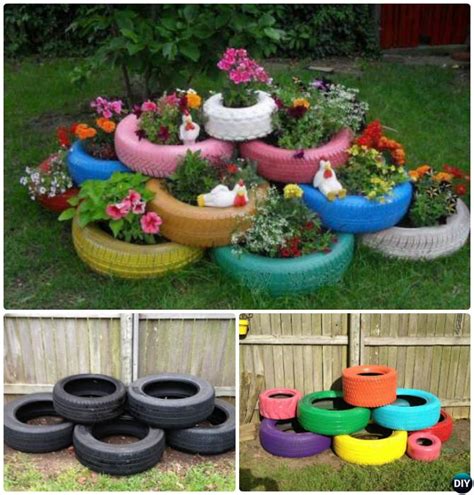 DIY Recycled Tire Planter Ideas for Your Garden