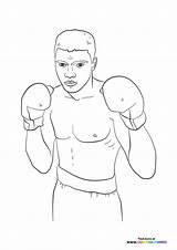 Boxing  Coloring Pages For Kids 100% Free Print Or Download sketch template