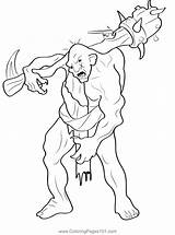 Ogre 2 Coloring Page For Kids  Free Ogres Printable Pages sketch template