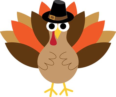 Cute Thanksgiving Turkey Clip Art