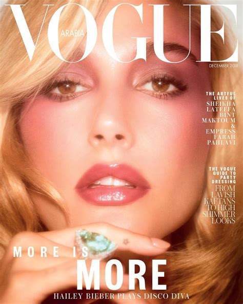 HAILEY BIEBER in Vogue Magazine, Arabia December 2018 – HawtCelebs