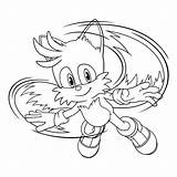 Sonic Tails From The Hedgehog 2 Movie coloring page sketch template