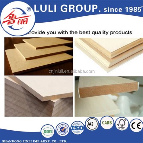 High Quality 2.5mm 3mm 4mm 5mm 6mm 9mm 12mm 15mm 16mm 18mm Raw Mdf ...