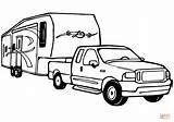 Gooseneck Trailer Coloring Pages sketch template