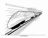 Electric Train Coloring Page  Home sketch template