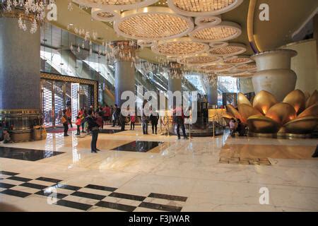 Macau, China - Grand Lisboa lobby stairs Stock Photo - Alamy