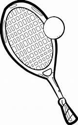 Tennis Racket Coloring Page At GetColoringscom  Free Printable sketch template
