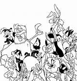 Coloring Pages Looney Taz Tunes Toons Para Colorear Tazmania Cartoon  sketch template