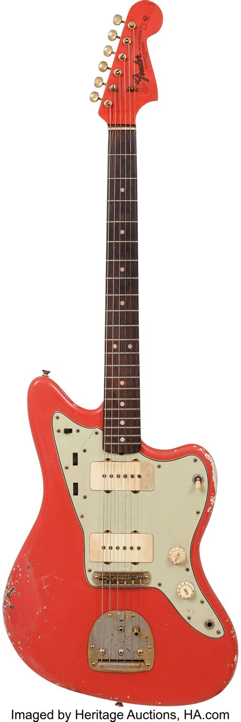 1964 Fender Jazzmaster Fiesta Red Solid Body Electric Guitar, | Lot #85085 | Heritage Auctions