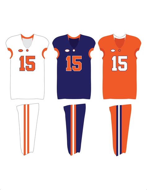 Clemson Tigers Football Jerseys 2015 by TheStencilStop on Etsy