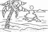 Deserted Island Coloring Page sketch template