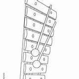 Glockenspiel Template Sketch Coloring Page sketch template