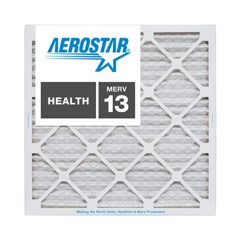 Aerostar 20x20x1 MERV 13 Furnace Air Filter, 12 Pack | eBay