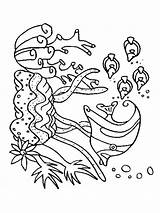Kelp Coloring Page sketch template
