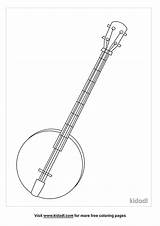 Free Banjo Coloring Page  Printables Kidadl sketch template