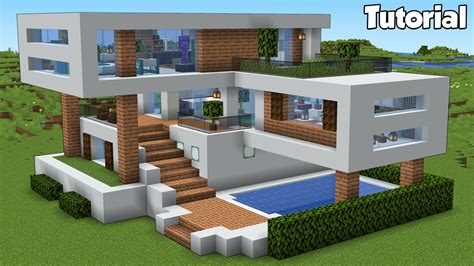 Minecraft: How to Build a Modern House Tutorial (Easy) #39 - YouTube