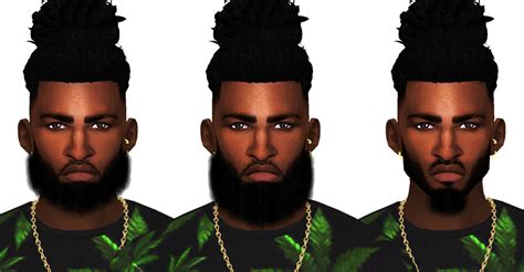 Beard Game Matters (alpha beard) by Ebonix | Sims 4 black hair, Sims 4 ...