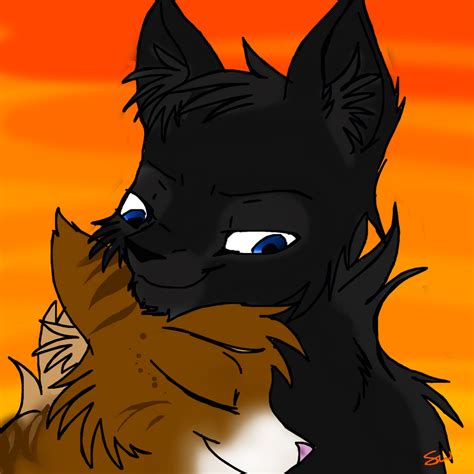 Crowfeather and Leafpool by SilverWing15 on DeviantArt