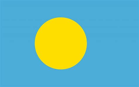 Palau flag emoji - country flags