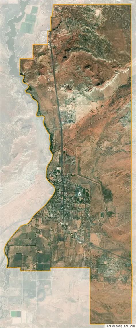 Map of Fredonia town, Arizona