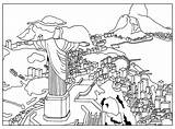 Christ The Redeemer Statue coloring Page  Download Print Or Color sketch template
