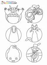 Studio Ghibli Coloring Pages sketch template