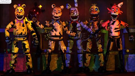 =Stylized FNaF 4 Gang (V1) [BATCH 1]= by Theyseemerollan Freddy's ...