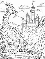 49 Majestic Dragon Coloring Pages For Kids And Adults  Our Mindful Life sketch template